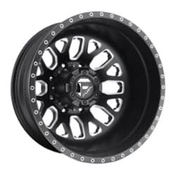 Fuel Mono DE192 Dually Rear 20x8.25 8x200 -202 ET 142.2 CB Black Milled