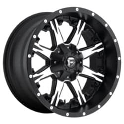 Fuel Nutz D541 20x10 5x114.3/5x127 -24 ET 78.1 CB Black & Machined