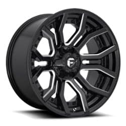 Fuel D711 Rage 24x12 8x170 -44 ET 125.1 CB Gloss Black Milled