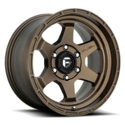 Fuel Shok D666 17x9 5x127 1 ET 71.5 CB Matte Bronze