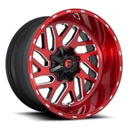 Fuel Triton D691 22x10 6x135/6x139.7 -19 ET 106.1 CB Brushed Candy Red