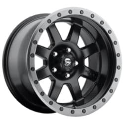 Fuel Trophy D551 17x8.5 5x139.7 -6 ET 108 CB Matte Black with Anthracite Ring