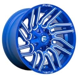 Fuel Typhoon 20x9 8x180 1 ET 124.3 CB Anodized Blue Milled