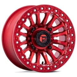 Fuel UTV Rincon FV125 Beadlock 15x7 4x110 10 ET 86 CB Candy Red