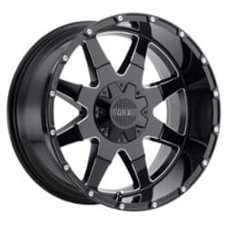 GFX TR12 17x9 5x114.3/5x127 12 ET 73.1 CB Gloss Black Milled