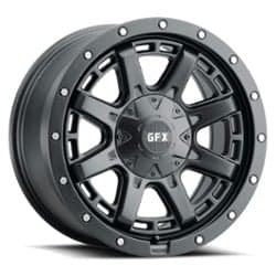 GFX TR-27 17x9 5x127/5x139.7 12 ET 78.3 CB Matte Black