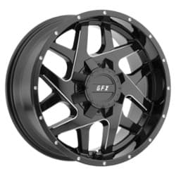 GFX TM2 18x9 5x114.3/5x127 12 ET 73.1 CB Gloss Black Milled