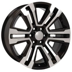 O.E. Revolution G-10 22x9 6x139.7 24 ET 78.1 CB Gloss Black Machined