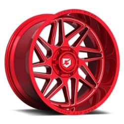 Gear Off Road 761RM Ratio 20x10 8x165.1 -19 ET 125.2 CB Gloss Red Milled