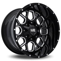 Hardrock Offroad Gunner 20x12 6x135/6x139.7 -44 ET 108 CB Gloss Black Milled