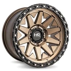 Hardrock Offroad H106 17x9 5x127 -12 ET 78.1 CB Matte Bronze-Black Beadlock