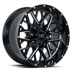 Hardrock Offroad H714 20x10 5x127/5x139.7 -19 ET 87 CB Gloss Black Milled