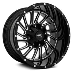 Hardrock Offroad H708 OverDrive 20x12 8x165.1 -51 ET 125.2 CB Gloss Black Milled