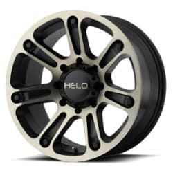 Helo HE904 20x9 5x127 -12 ET 72.56 CB Satin Black Machined With Dark Tinted Clear