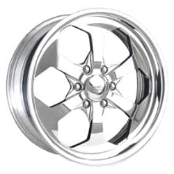 Intro Custom Spike Exposed 16x7 -80 to 80 ET 108 CB Polished