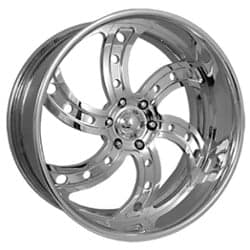 Intro Custom Twisted Del Rio Exposed 17x10 -80 to 80 ET 108 CB Polished