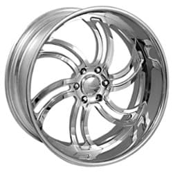 Intro Custom Twisted Trendz 6 Exposed 16x7 -80 to 80 ET 108 CB Polished