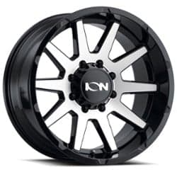 Ion Alloy 143 17x9 5x127 -12 ET 78.1 CB Gloss Black/Machined Face