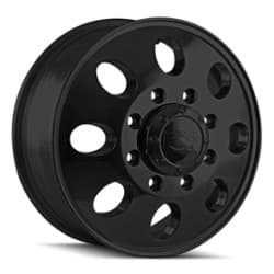 Ion Alloy 167 Dually Front 17x6.5 8x165.1 125 ET 130.2 CB Matte Black