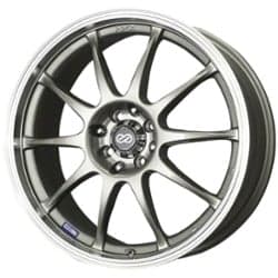 Enkei J10 15x6.5 4x100/4x114.3 38 ET 72.56 CB Silver with Machined Lip