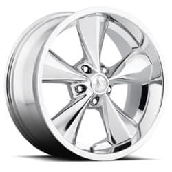 Boyd Coddington Junkyard Dog (Billet Version) 18x7 -12 to 25 ET 73 CB Polished