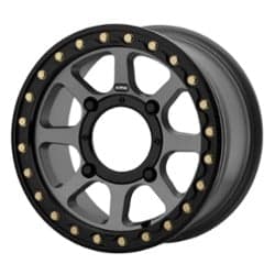 KMC UTV KS234 Addict 2 Beadlock 14x7 4x137 38 ET 112 CB Satin Gray