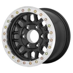 KMC KM234 Grenade Desert Beadlock 17x8.5 6x135 0 ET 87.1 CB Satin Black