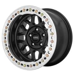 KMC KM235 Grenade Crawl Beadlock 20x10 5x127 -48 ET 71.5 CB Satin Black