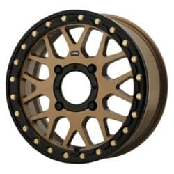 KMC UTV KS235 Grenade Beadlock 15x7 4x110 10 ET 86 CB Satin Bronze