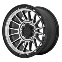 KMC KM542 Impact 17x8.5 5x127 0 ET 71.5 CB Satin Black/Machined