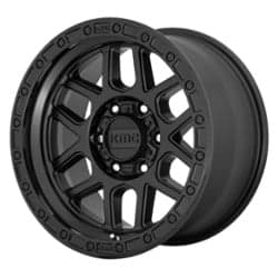 KMC KM544 Mesa 17x9 5x150 -12 ET 110.1 CB Satin Black / Gloss Black