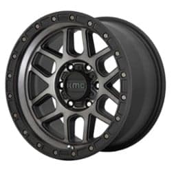 KMC KM544 Mesa 17x9 5x150 -12 ET 110.1 CB Satin Black/Gray Tint