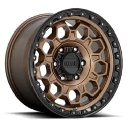 KMC KM545 Trek 17x9 6x135 18 ET 87.1 CB Matte Bronze With Black Lip