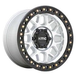 KMC KM549 GRS 17x8.5 6x120 0 ET 66.9 CB Machined With Satin Black Lip