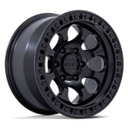 KMC KM550 Riot SBL 17x8.5 5x127 10 ET 71.5 CB Satin Black