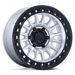 KMC KM552 IMS 18x9 6x114.3 18 ET 66.1 CB Machined Black Lip