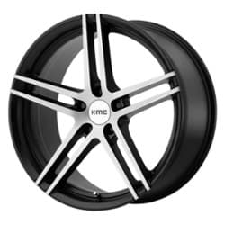 KMC KM703 Monophonic 18x9.5 5x112 45 ET 66.6 CB Satin Black Brushed