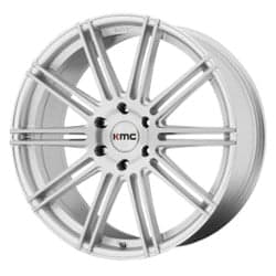 KMC KM707 Channel 22x9.5 6x120 30 ET 66.9 CB Brushed Silver