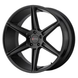 KMC KM711 Prism 20x10.5 5x112 35 ET 66.6 CB Satin Black