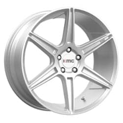 KMC KM711 Prism 20x10.5 5x112 35 ET 66.6 CB Brushed Silver