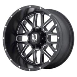 XD Series XD820 Grenade 20x9 5x150 0 ET 110.5 CB Satin Black Milled