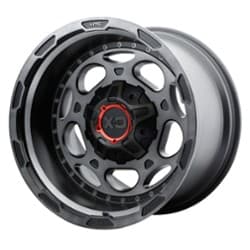 XD Series XD837 Demodog 20x12 6x135/6x139.7 -44 ET 106.3 CB Satin Black / Gray Clear Coat