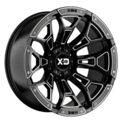 XD Series XD841 Boneyard 18x10 5x139.7 -18 ET 78 CB Gloss Black Milled