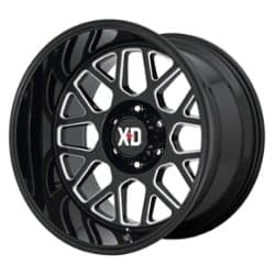 XD Series XD849 Grenade 2 20x9 6x135 0 ET 87.1 CB Gloss Black / Milled