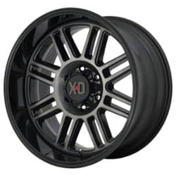 XD Series XD850 Cage 20x9 5x127 18 ET 71.5 CB Gloss Black With Gray Tint