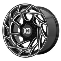 XD Series XD860 Onslaught 17x9 5x127 -12 ET 71.5 CB Gloss Black Milled