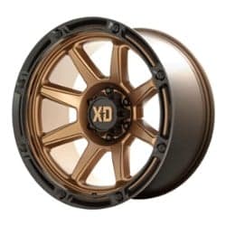 XD Series XD863 Titan 20x12 5x127 -44 ET 71.5 CB Matte Bronze with Black Lip