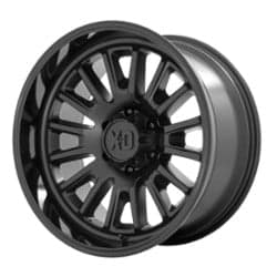 XD Series XD864 Rover 20x9 5x127 0 ET 71.5 CB Satin Black with Gloss Black Lip