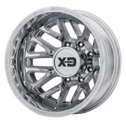 XD Series XD843 Grenade Dually Rear 17x6.5 8x210 -155 ET 154.3 CB Chrome