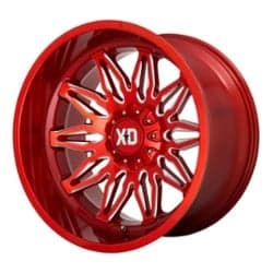 XD Series XD859 Gunner 20x10 6x135/6x139.7 -18 ET 106.1 CB Red Milled